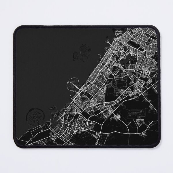 Item preview, Dubai City Map of the United Arab Emirates - Full Moon designed and sold by deMAP.
