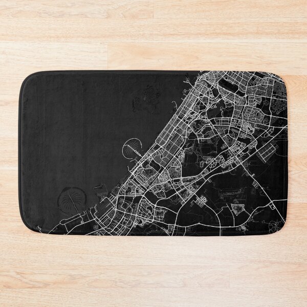 Item preview, Dubai City Map of the United Arab Emirates - Full Moon designed and sold by deMAP.