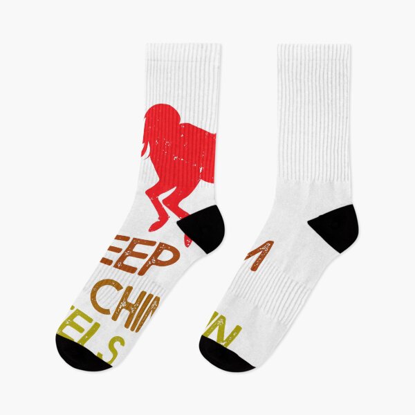 Item preview, Keep Calm Chin Up Heels Down Funny Horse Costume Designs Premium  designed and sold by buttonnatan.