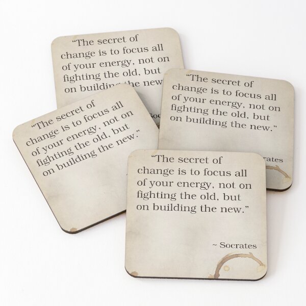 Item preview, Socrates Philosophy Writer Quote Inspirational Saying Poem Passion Life Happiness designed and sold by OnHeathAndMoor.