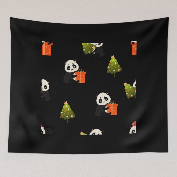 Item preview, Cute Christmas Panda Pattern Classic . designed and sold by hadderyagutt.