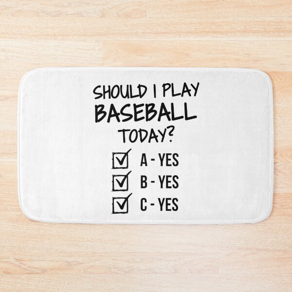 Item preview, Should I play baseball today? designed and sold by TheGreenGoat.