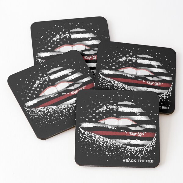 Item preview, Best Back The Red Lips Firefighter Fireman Life American Flag designed and sold by tuanitus.