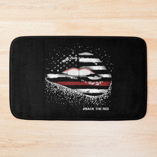 Item preview, Best Back The Red Lips Firefighter Fireman Life American Flag designed and sold by tuanitus.