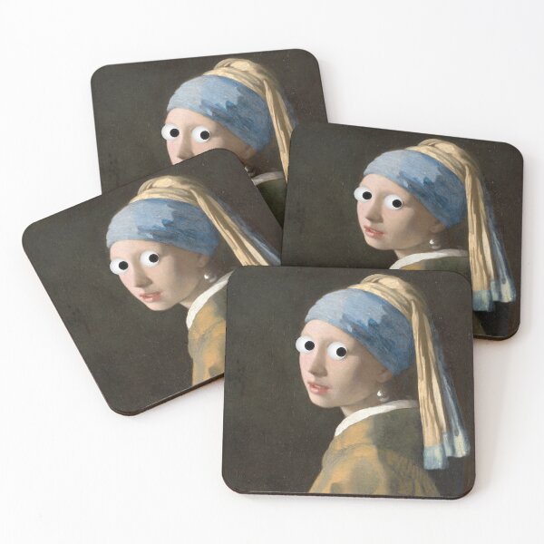 Item preview, Girl with a Pearl earring Googly Eyes designed and sold by vuilwerk.