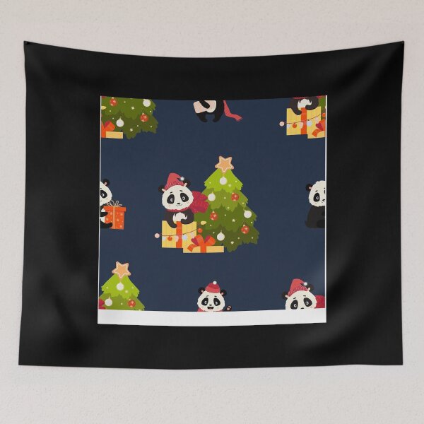 Item preview, Cute Christmaspanda Pattern Chiffon Top designed and sold by hadderyagutt.