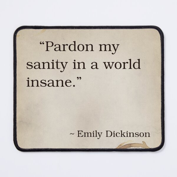 Item preview, Emily Dickinson Author Writer Quote Inspirational Saying Poem Passion Life Happiness designed and sold by OnHeathAndMoor.