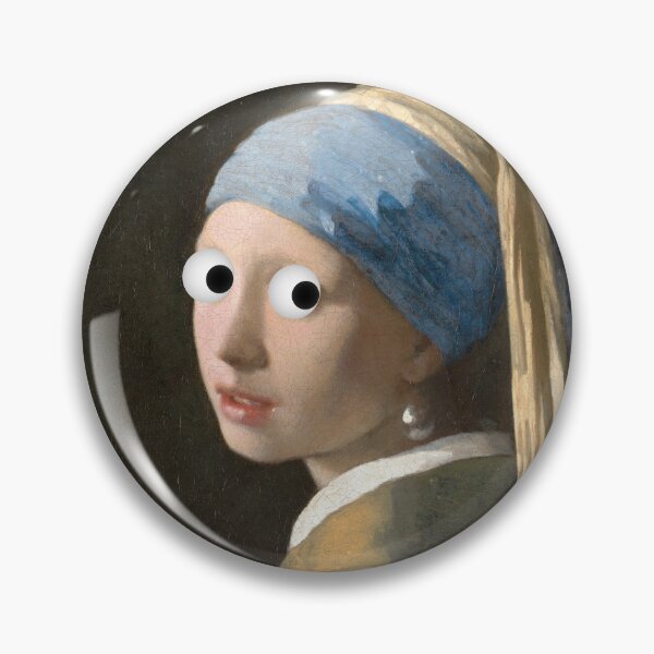 Item preview, Girl with a Pearl earring Googly Eyes designed and sold by vuilwerk.