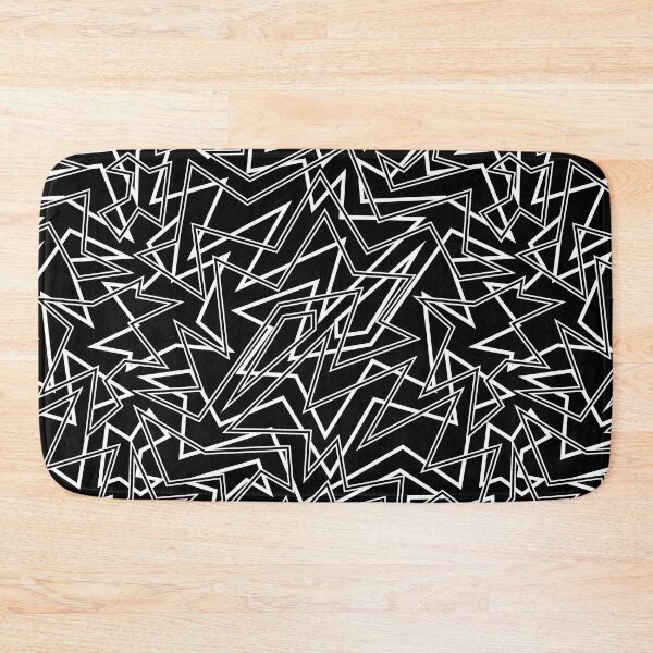 Item preview, Abstract Contemporary Pattern Black and White designed and sold by SoccaTamam.
