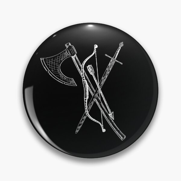 Item preview, The Golden Trio Axe Sword Bow designed and sold by The Junto Shop.