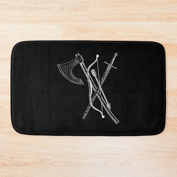 Item preview, The Golden Trio Axe Sword Bow designed and sold by The Junto Shop.