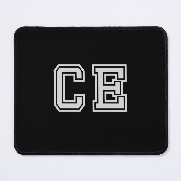 Item preview, C.E. Varsity Initials | Varsity Letters | Black And White | Personalised Gifts designed and sold by Avo And Sriracha.