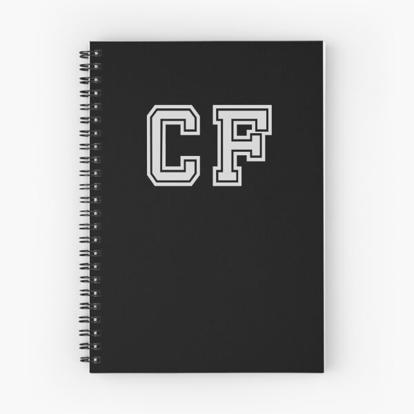 Item preview, C.F. Varsity Initials | Varsity Letters | Black And White | Personalised Gifts designed and sold by Avo And Sriracha.
