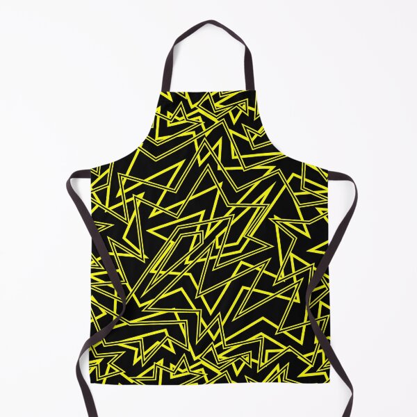 Item preview, Abstract Contemporary Pattern Black and Yellow designed and sold by SoccaTamam.