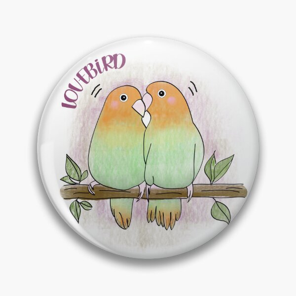 Item preview, Cute Lovebird designed and sold by PerlaDesignArt.