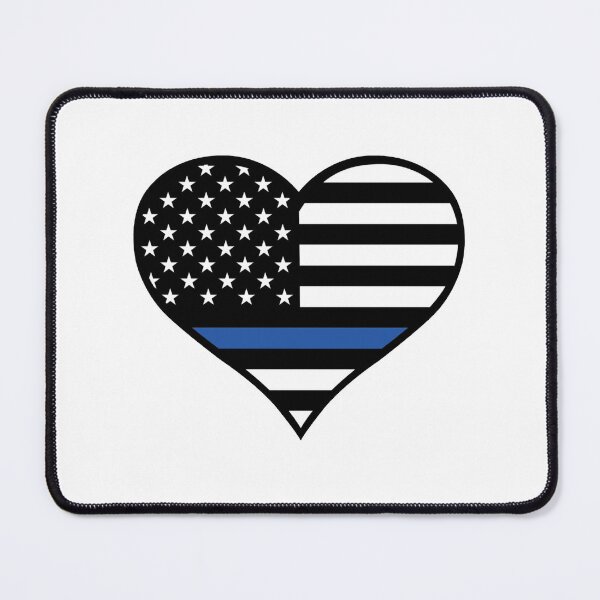 Item preview, Thin Blue Line Heart designed and sold by le daddy.