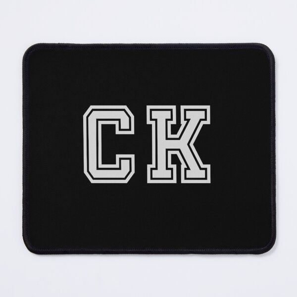 Item preview, C.K. Varsity Initials | Varsity Letters | Black And White | Personalised Gifts designed and sold by Avo And Sriracha.