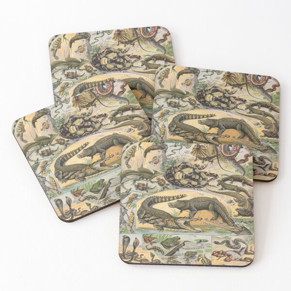 Item preview, Reptiles - Adolphe Millot designed and sold by starrylite.