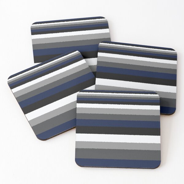 Item preview, Arcus | Jewel Sapphire Blue | Horizontal Dark Blue Stripes  designed and sold by BossyCatHome.