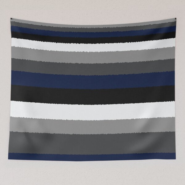 Item preview, Arcus | Jewel Sapphire Blue | Horizontal Dark Blue Stripes  designed and sold by BossyCatHome.