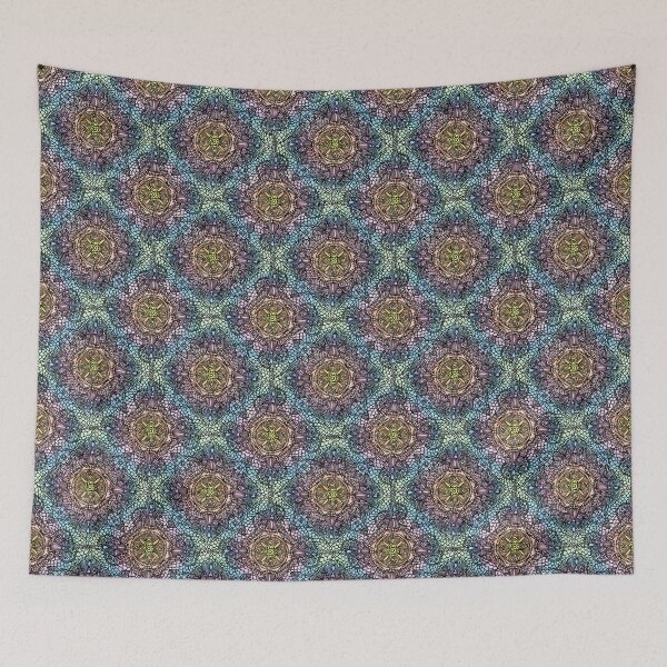 Item preview, Flowers and Petals rainbow mandala - OneMandalaADay designed and sold by onemandalaaday.