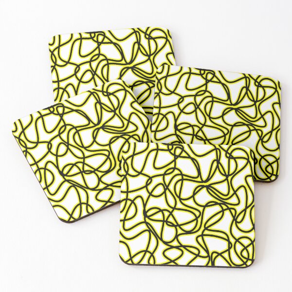 Item preview, Abstract pattern - yellow. designed and sold by K.S ART.