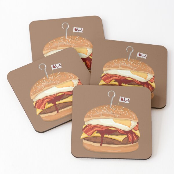 Item preview, Meat feast burger  designed and sold by Purplepugprints.