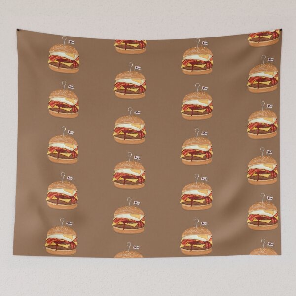 Item preview, Meat feast burger  designed and sold by Purplepugprints.