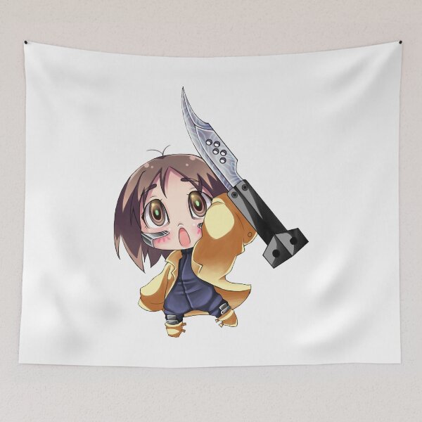 Item preview, Gift Idea Chibi Gally With Damascus Blade Gift For Birthday designed and sold by Maybelle1998.