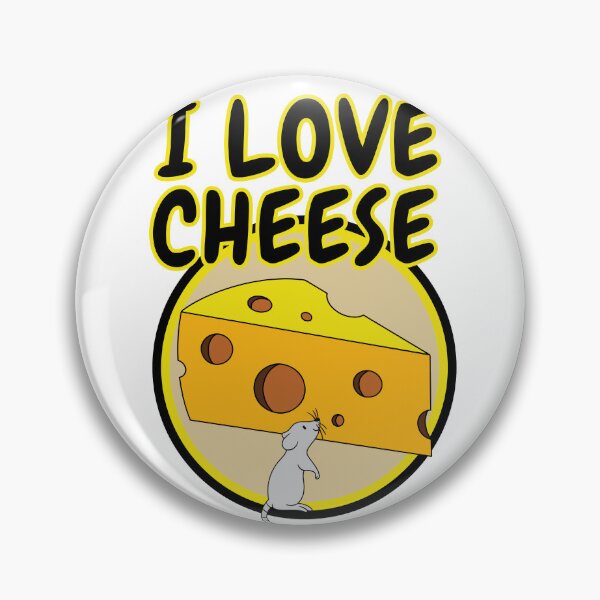 Item preview, I Love Cheese Mouse Swiss Cheese designed and sold by RichTeeDesigns.