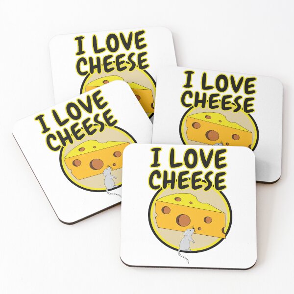 Item preview, I Love Cheese Mouse Swiss Cheese designed and sold by RichTeeDesigns.