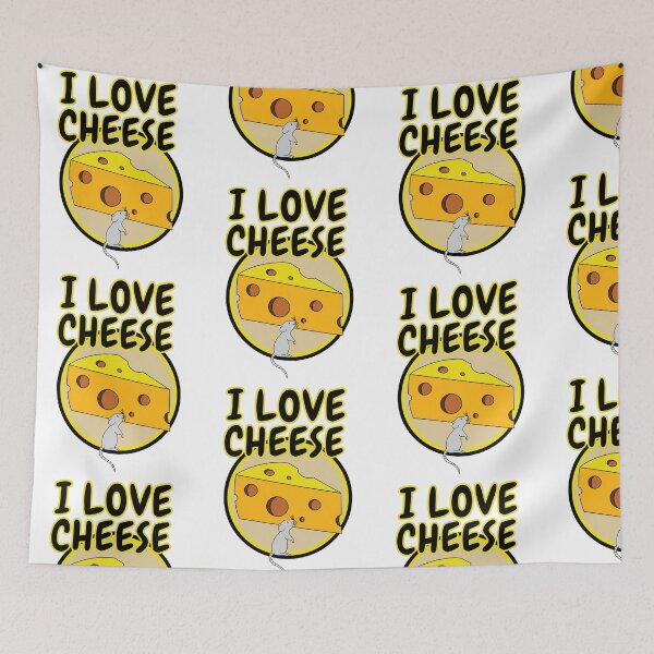 Item preview, I Love Cheese Mouse Swiss Cheese designed and sold by RichTeeDesigns.