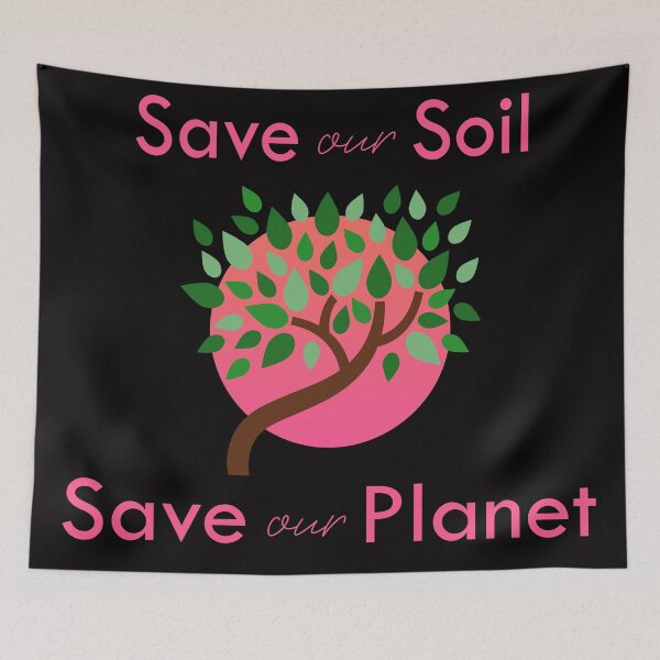 Item preview, save our soil, save our planet designed and sold by Leoysol.