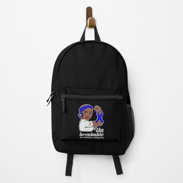 Item preview, unbreakable strong woman Alopecia Areata Awareness Spot Baldness designed and sold by simolamiris.