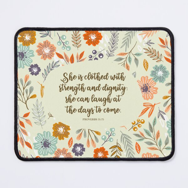 Item preview, She is clothed in strength, Proverbs 31:75 designed and sold by StudioCitrine.