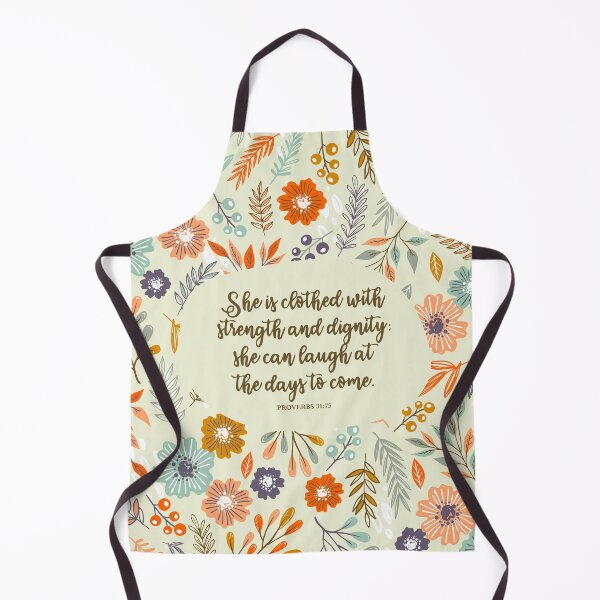 Item preview, She is clothed in strength, Proverbs 31:75 designed and sold by StudioCitrine.