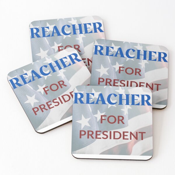 Item preview, Reacher for President designed and sold by Unravelling.