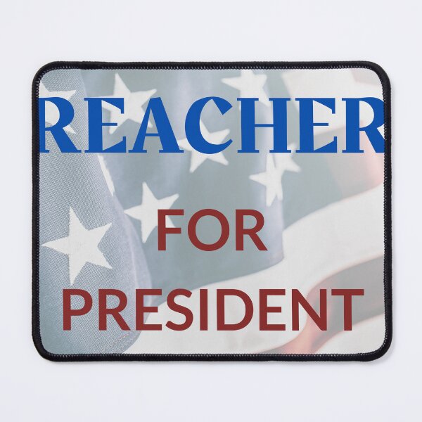 Item preview, Reacher for President designed and sold by Unravelling.