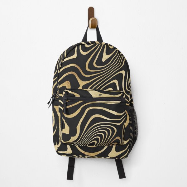 Item preview, Black Gold liquid swirl Abstract Design designed and sold by InovArtS.