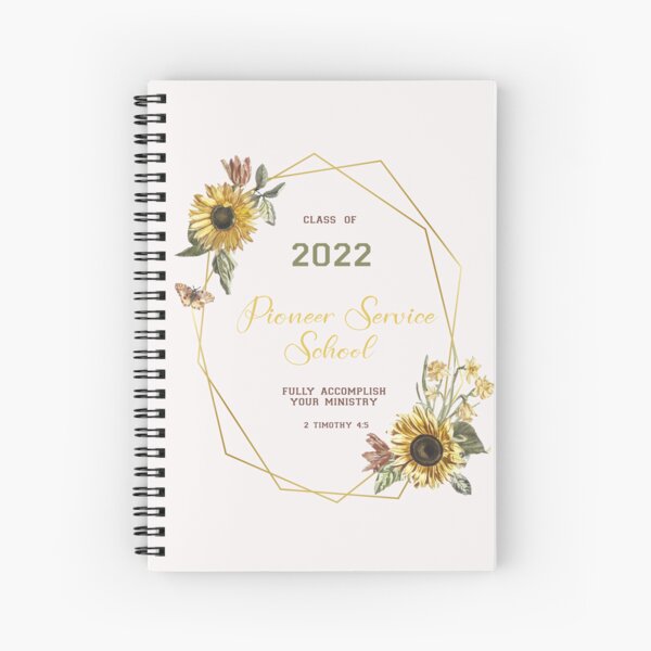 Pioneer Service School 2022 Spiral Notebook