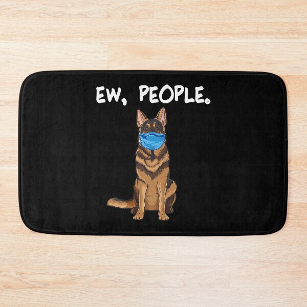 Item preview, Ew People German Shepherd Dog Wearing Face Mask designed and sold by PerkinsAarav.