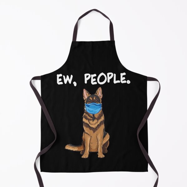 Item preview, Ew People German Shepherd Dog Wearing Face Mask designed and sold by PerkinsAarav.