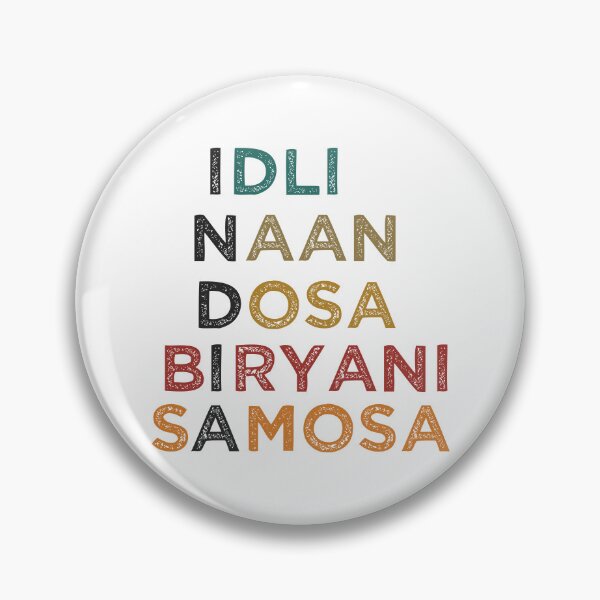 Item preview, Indian Food Lovers Idli Naan Dosa Biryani Samosa designed and sold by alltheprints.