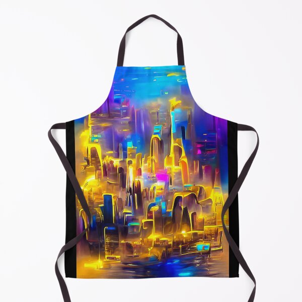 Item preview, City Lights 18 Futuristic Golden Buildings designed and sold by mhfoto.