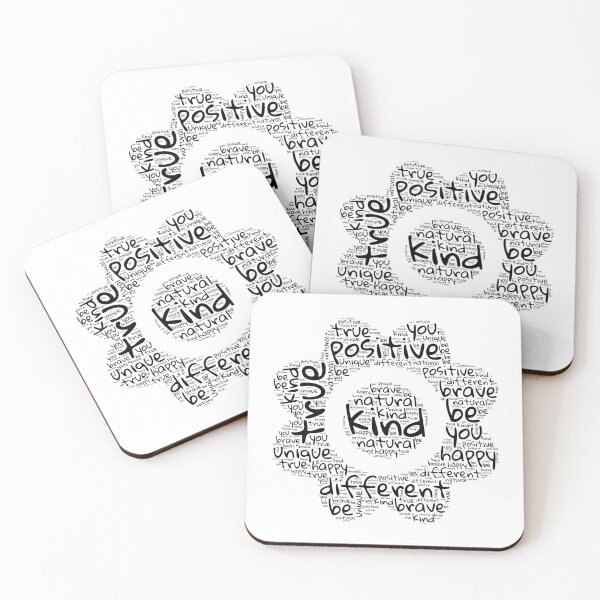 Item preview, Inspirational Flower : Be Kind Be Brave Be True Be Positive Be Happy... designed and sold by AmeliaStore1.
