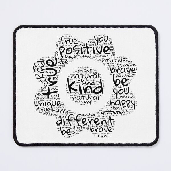 Item preview, Inspirational Flower : Be Kind Be Brave Be True Be Positive Be Happy... designed and sold by AmeliaStore1.