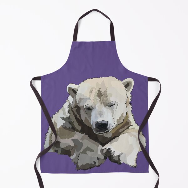 Item preview, Polar Bear on Purple Background designed and sold by BeeFoxTree.