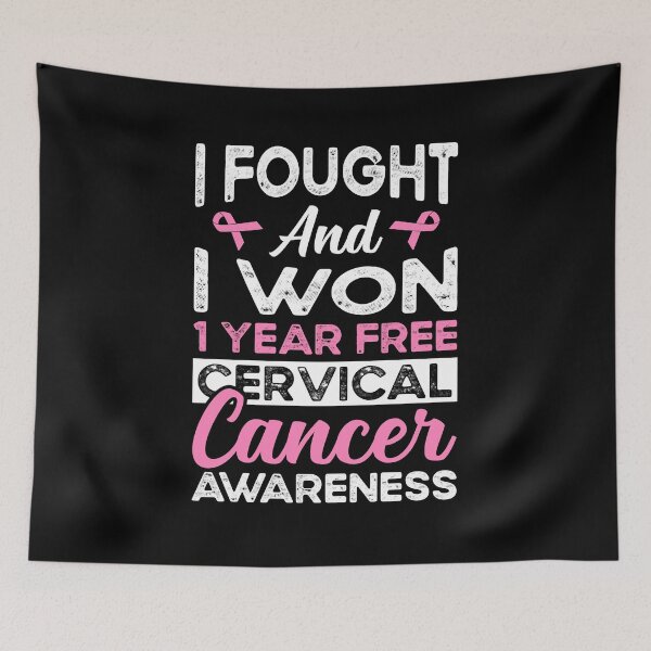 Item preview, Cervical Cancer Awareness Shirt, I Fought And I Won Shirt, Cervical Cancer Survivor Shirt, Teal Cancer Ribbon Shirt, Cervical Cancer Fughter designed and sold by aymob.