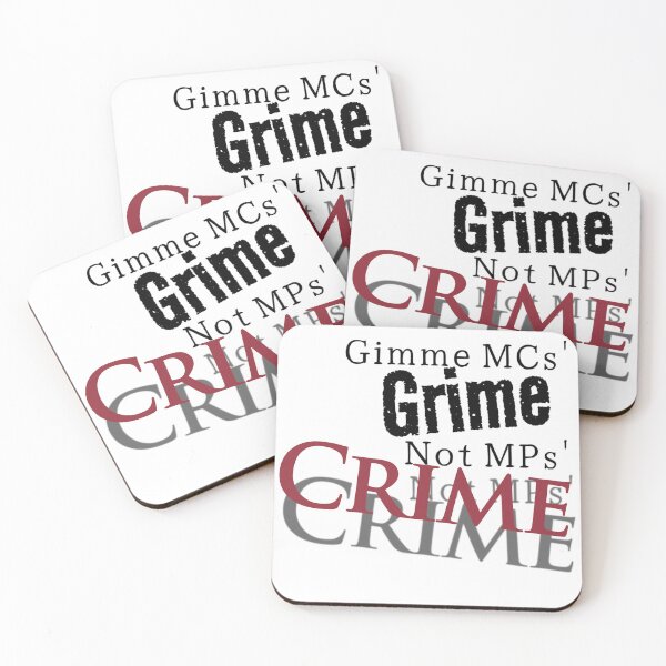 Item preview, Grime Not Crime designed and sold by BlueSteelRose.