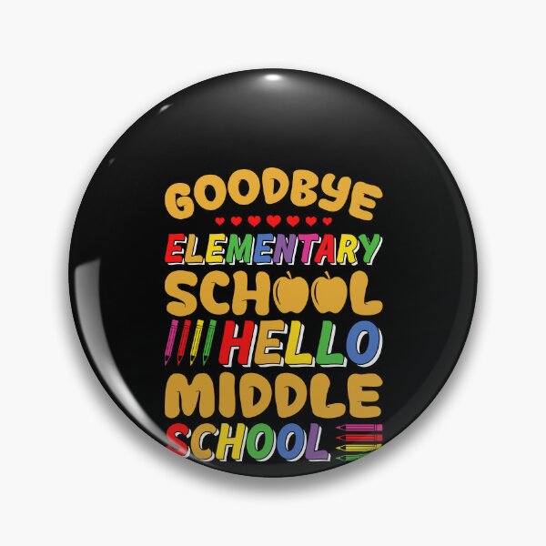 Item preview, Goodbye Elementary Scholl Hello Middle School Shirt, Back To School Shirt, Fifth Graders Shirt, Elementary School Shirt, High School Shirt designed and sold by aymob.